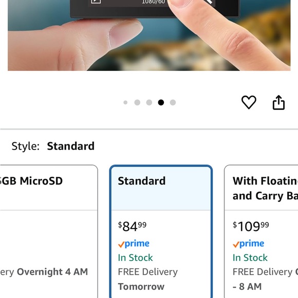 EK7000 Pro Action Camera - Black (opened box) but New - Picture 8 of 11